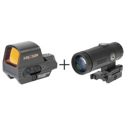 Pack point rouge + magnifiers Holosun - Reflex 510C + Magnifier HM3X