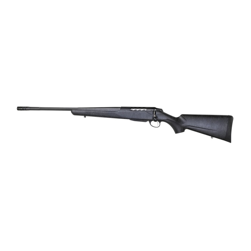 Carabine de chasse TIKKA T3X Roughtech Flutée - Gaucher - Noir