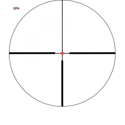 Lunette de chasse Burris Four X E - 2.5-10 - Réticule 3P4