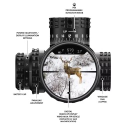 Lunette de chasse Burris Veracity PH - 4-20X50 - Réticule Wind MOA FFP
