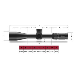 Lunette de chasse Burris Veracity PH - 4-20X50 - Réticule Wind MOA FFP