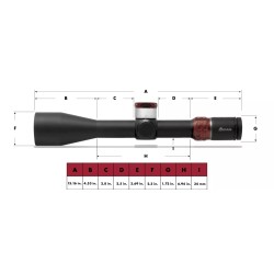 Lunette de tir Burris XTR Pro Noir - 5.5-30x56 - SCR 2 illuminé