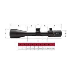 Lunette de tir Burris  RT-25 - 5-25x56 - Réticule SCR 2 MIL