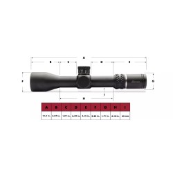 Lunette de Tir Burris XTR III - 3.3-18x50 - SCR2 MIL Illuminé