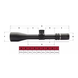 Lunette de tir Burris XTR III - 5.5-30x56 - Réticule SCR 2