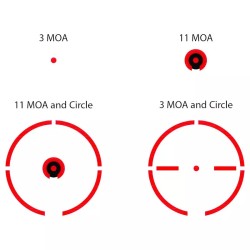 Point rouge Burris Fastfire IV - 3 MOA