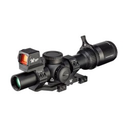 Pack Vortex - Vortex Venom 1-6x24 Réticule AR-BDC3 + Point Rouge Venom Fermé 3 MOA + Montage