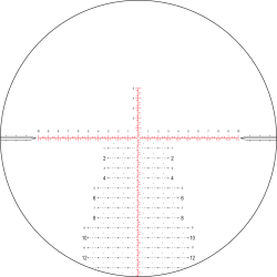 Nightforce NX8 2,5-20x50 F1 DigIllum - réticule Mil-XT .1 Mil-Rad