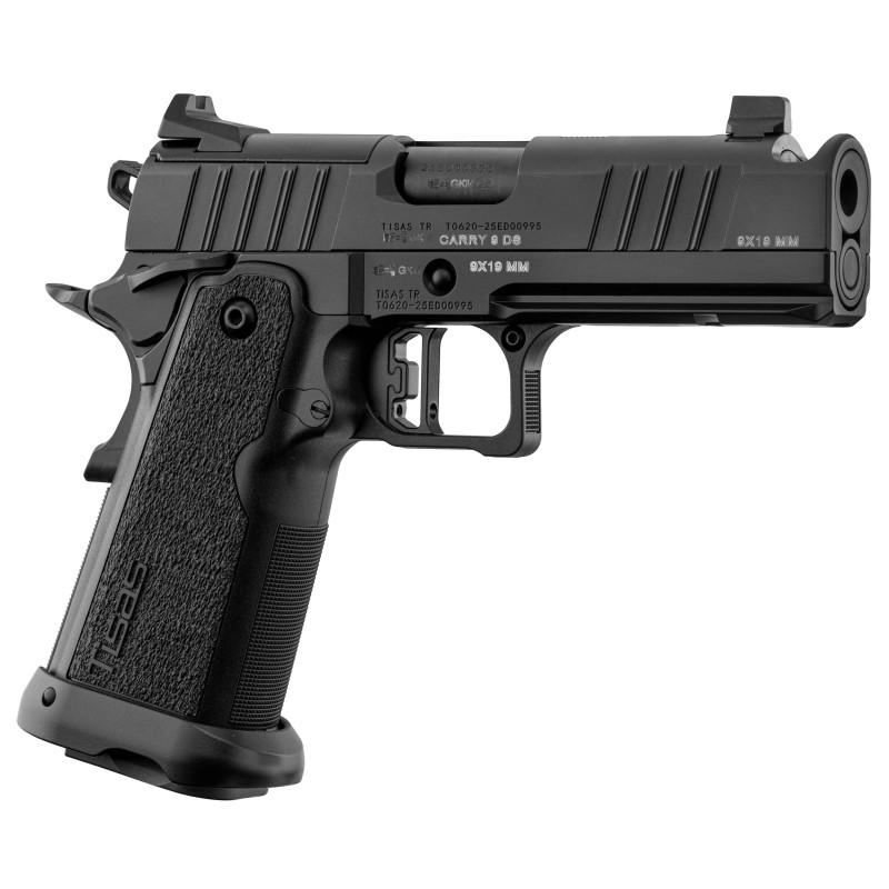 Pistolet Tisas 2011 Carry Bull Barrel Comp - Cal. 9x19 - Canon 4.25'' - Noir