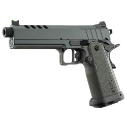 Pistolet Tisas 2011 Bull Barrel Full Frame Night Stalker - Cal. 9x19 - Canon 5.4'' Fileté - Gris platinium
