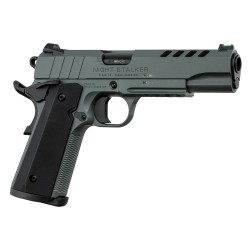 Pistolet Tisas Zig PC 1911 Night Stalker - Cal. 45 ACP - Canon 5'' - Gris Platinium