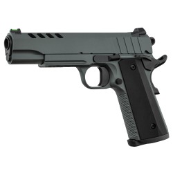Pistolet Tisas Zig PC 1911 Night Stalker - Cal. 45 ACP - Canon 5'' - Gris Platinium