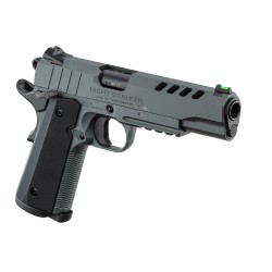 Pistolet Tisas Zig PC 1911 Night Stalker - Cal. 9x19 - Canon 5'' - Gris platinium