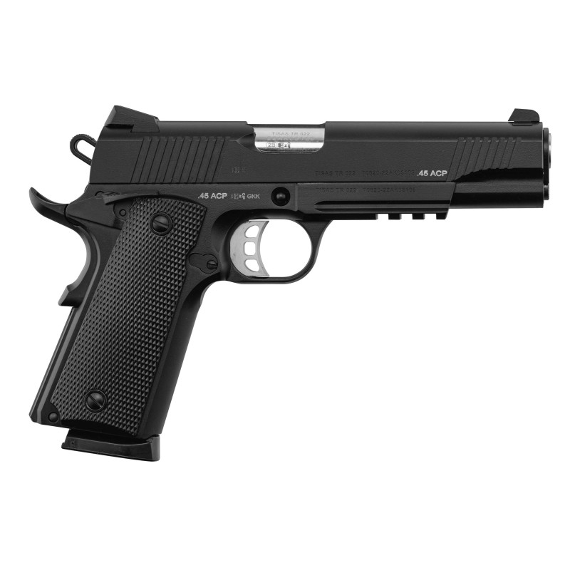 Pistolet Tisas Zig PC 1911- Cal. 45 ACP - Canon 5'' - Noir