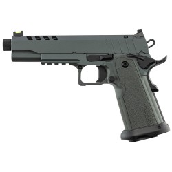 Pistolet Tisas 2011 Bull Barrel Night Stalker - Cal. 9x19 - Canon 5.6'' Fileté - Platinium Grey