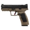 Pistolet Tisas PX-9 Duty Gen 3 - Cal. 9x19 - Canon 4.25'' - Noir et FDE