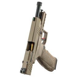 Pistolet Tisas PX-9 Tactical - Cal. 9x19 - Canon 5'' Fileté - FDE