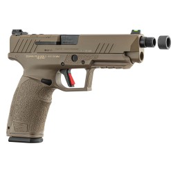 Pistolet Tisas PX-9 Tactical - Cal. 9x19 - Canon 5'' Fileté - FDE