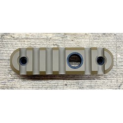 Rail Picatinny Accuracy international Flush cup - 80 mm - FDE
