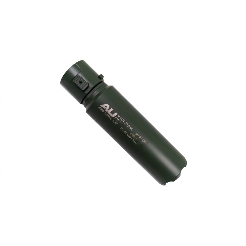 Silencieux Ase Utra Dual Short 556 Montage QM2 - Cal 5.56 - 223 - Cerakote OG Green