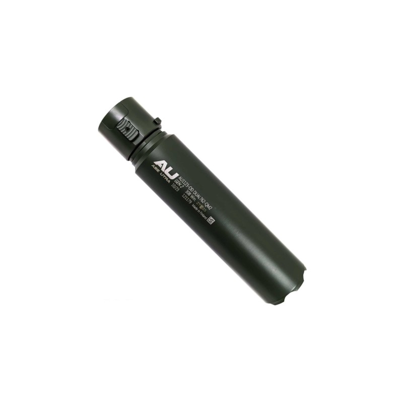 Silencieux Ase Utra Dual 762 Montage QM2 - Cal 7.62 / .30 - Cerakote  OD Green