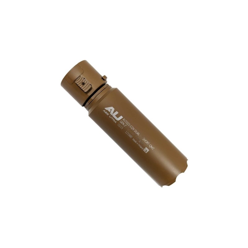 Silencieux Ase Utra Dual Short 762 Montage QM2 - Cal 7.62 / .30 - Cerakote Coyote Brown