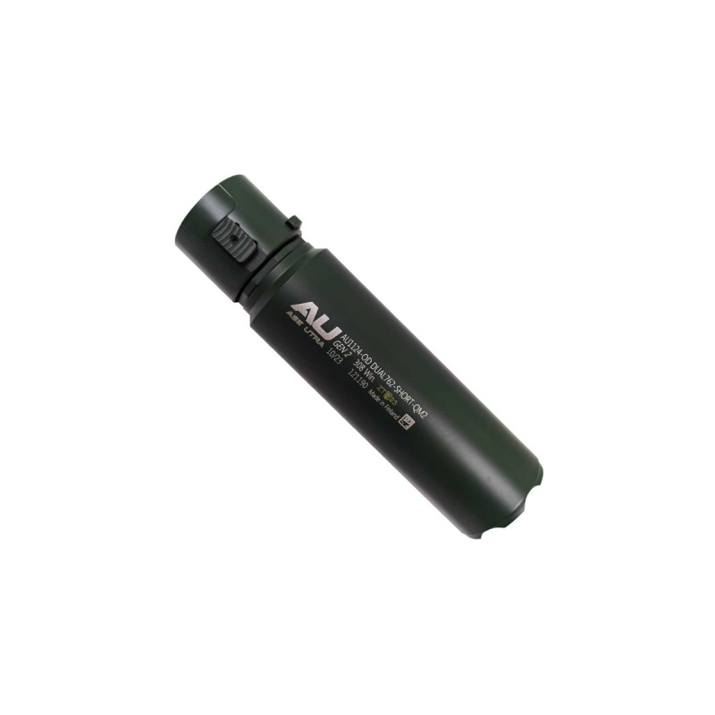 Silencieux Ase Utra Dual Short 762 Montage S-QM2 - Cal 7.62 / .30 - Cerakote OD Green