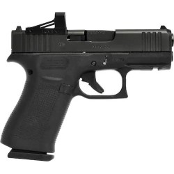 Pack Pistolet Glock 43 X Mos avec Point Rouge Shield Sight RMSc - Cal. 9x19 - Noir