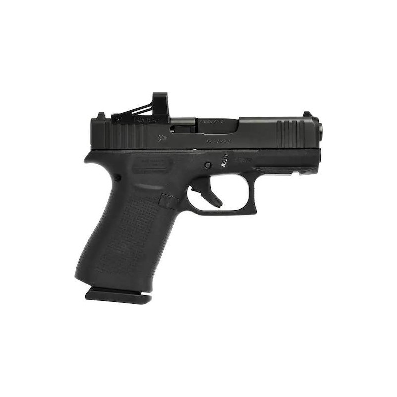 Pack Pistolet Glock 43 X Mos avec Point Rouge Shield Sight RMSc - Cal. 9x19 - Noir