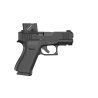 Pack Pistolet Glock 43 X Mos avec Point Rouge Aimpoint COA - Cal. 9x19 - Noir