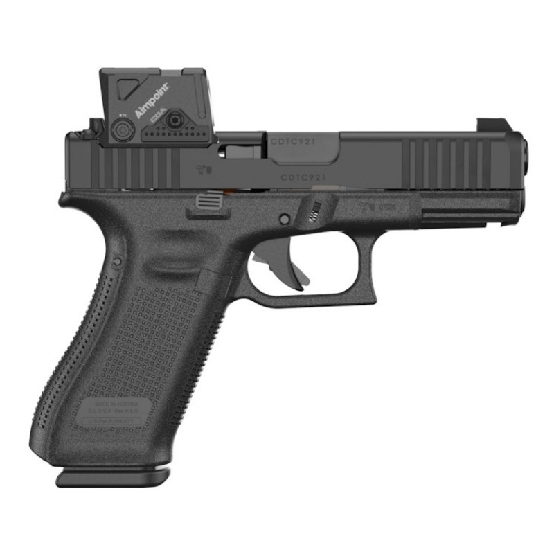 Pack Pistolet Glock 45 Mos avec Point Rouge Aimpoint COA - Cal. 9x19 - Noir