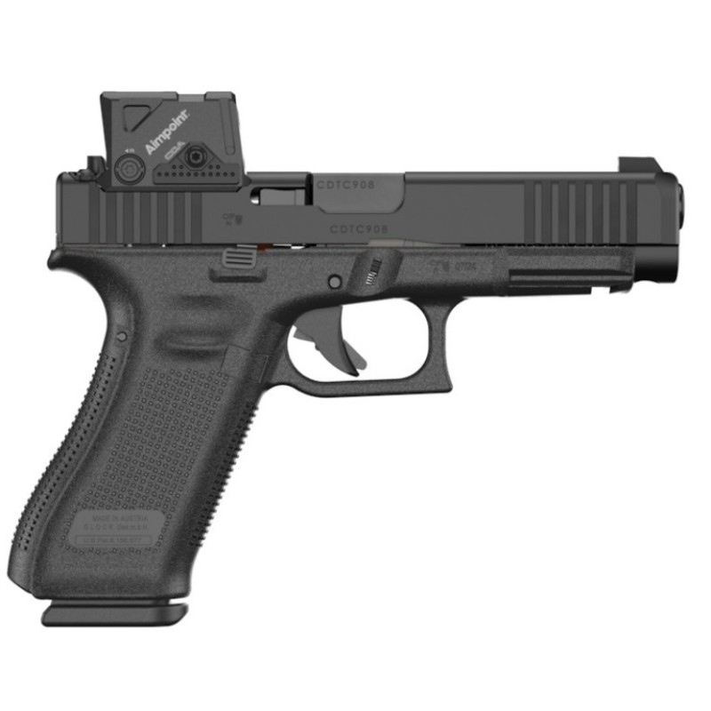 Pack Pistolet Glock 48 Mos avec Point Rouge Aimpoint COA - Cal. 9x19 - Noir