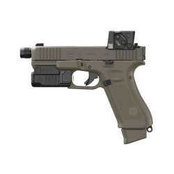 Pack Pistolet Glock 45 Mos avec Point Rouge Aimpoint COA et Lampe Tactical light GTL ll Led - Cal. 9x19 - Hunter Edition