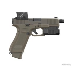 Pack Pistolet Glock 45 Mos avec Point Rouge Aimpoint COA et Lampe Tactical light GTL ll Led - Cal. 9x19 - Hunter Edition