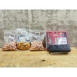 Pack d'occasion : Revolver Taurus Raging Bull - Cal. .44 Mag - Inox + Point Rouge Hawke Frontier + Matériel de rechargement