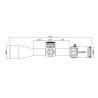 Lunette Element Optics HELIX GEN 2 6-24×50 FFP - réticule APR-2D Mrad