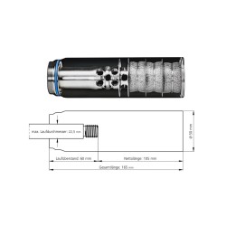Modérateur de son Recknagel ERA STI 3D - Cal. 30