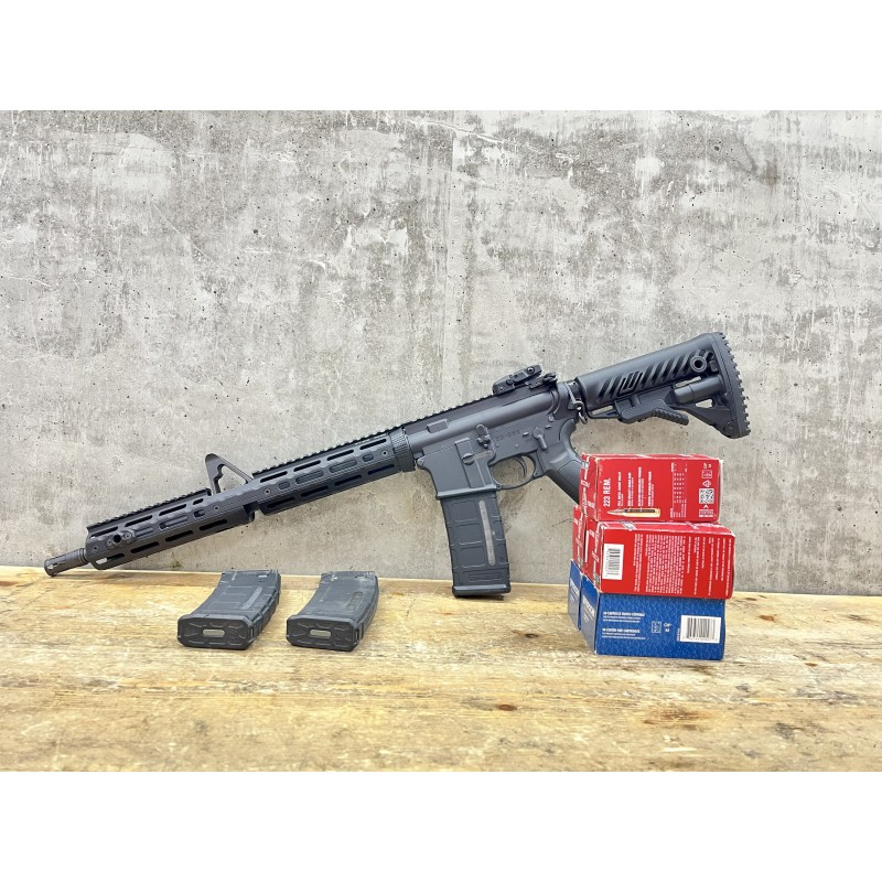 Lot Arme + Munition - Occasion AR 15 Ruger AR-556 Custom - Cal. 5.56x45 - 223