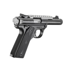 Promo Pistolet Ruger Mark IV avec rail - Cal. 22 Lr - Noir