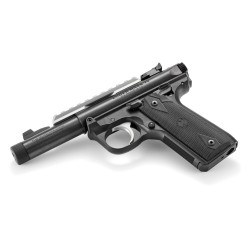 Promo Pistolet Ruger Mark IV avec rail - Cal. 22 Lr - Noir