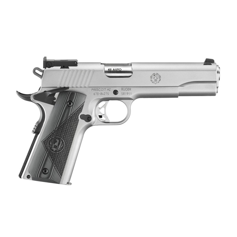 Promo Pistolet Ruger SR1911 Target - Cal. 45 ACP - Inox