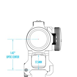 Montage Scalarworks Leap-01 Micro T2 QD - Hauteur 3.6 cm