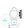 Montage Scalarworks Leap-01 Micro T2 QD - Hauteur 3.6 cm
