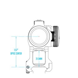 Montage Scalarworks Leap-01 Micro T2 QD - Hauteur 4 cm