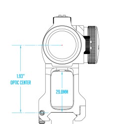 Montage Scalarworks Leap-01 Micro T2 QD - Hauteur 4.9 cm