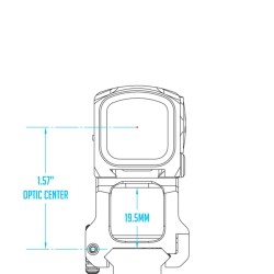 Montage Scalarworks Leap-03 Acro QD - Hauteur 4.0 cm