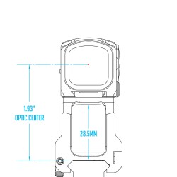 Montage Scalarworks Leap-03 Acro QD - Hauteur 4.9 cm