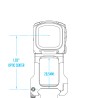 Montage Scalarworks Leap-03 Acro QD - Hauteur 4.9 cm
