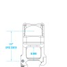 Montage Scalarworks Leap-04 RMR QD - Hauteur 4.0 cm
