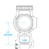 Montage Scalarworks Leap-05 Trijicon MRO QD - Hauteur 4.0 cm